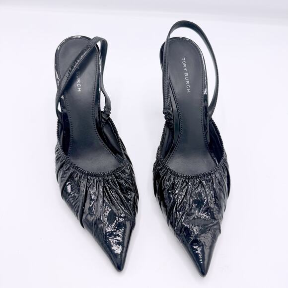 Tory Burch Runway Slingback Pump In Perfect Black - Picture 3 of 11